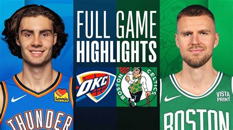 celtics vs thunder|Celtics 135.